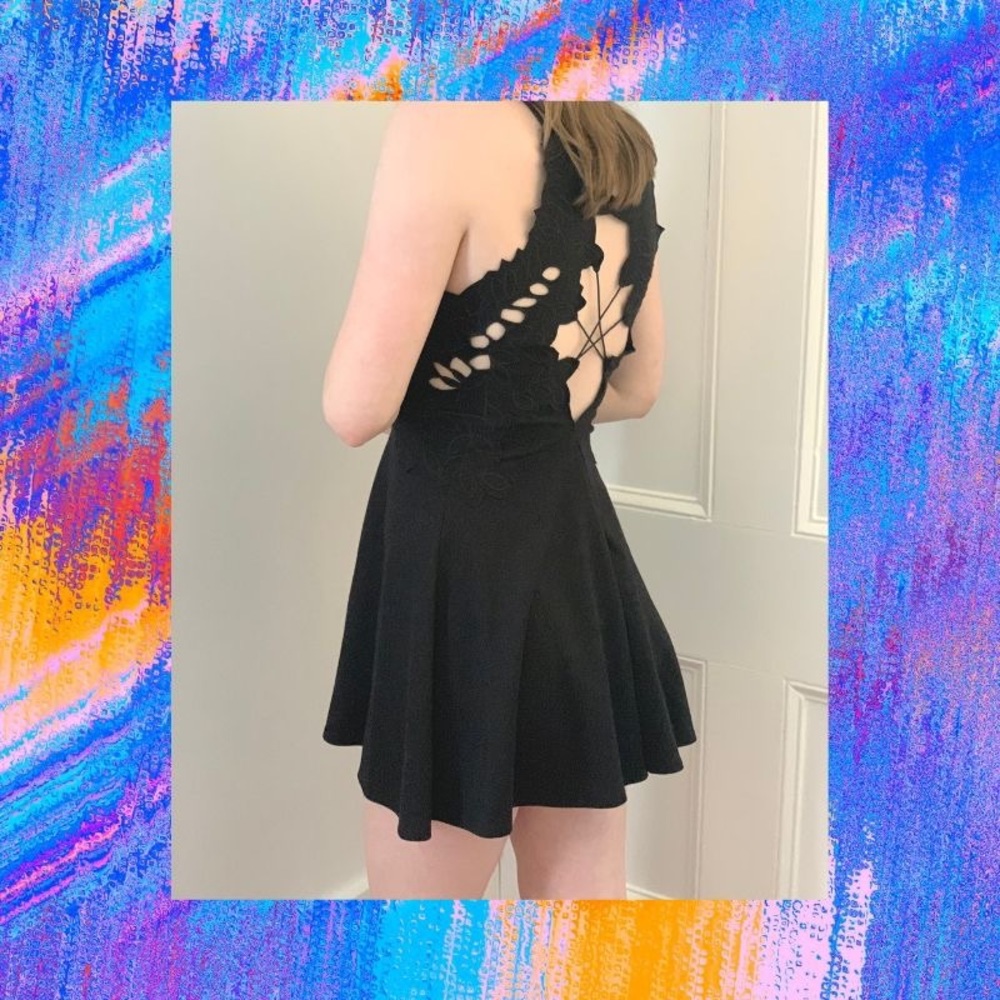 Black Free People Mini Dress